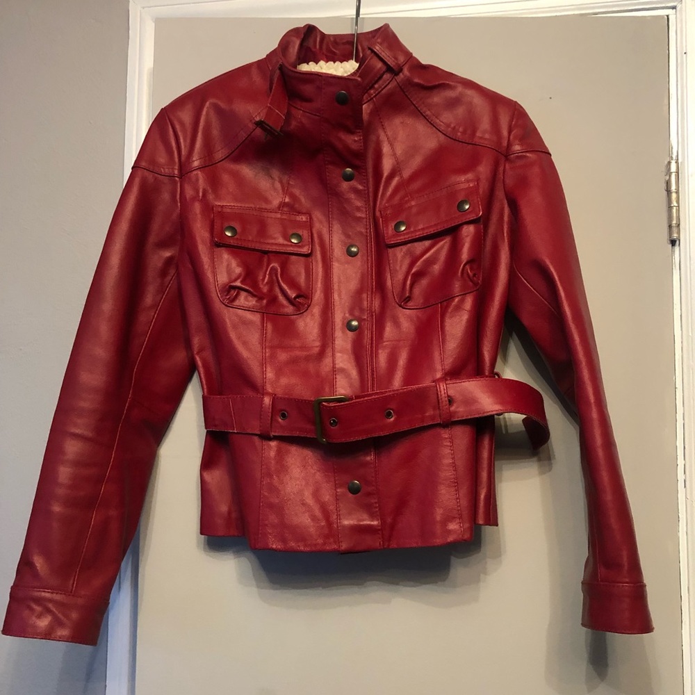 Firenze Red Leather Jacket
